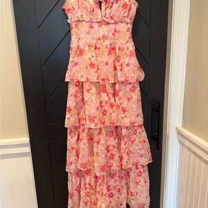 NWT Astr the label Vonnessa Pleated Dress